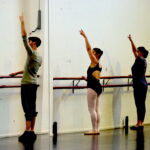 Arms in 5th at the ballet barre