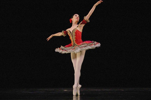 Female Ballet Dancer in a tutu on stage (Jane Casson)