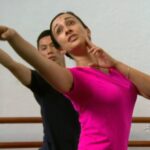 Jane Casson Teaching ballet deaf dancer, Elvin Lam